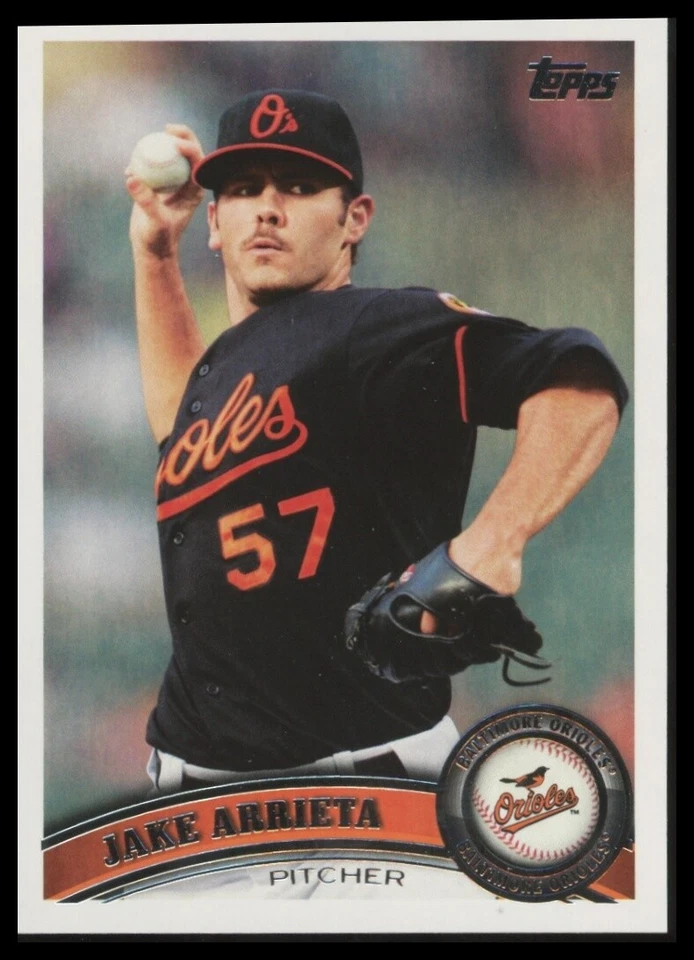 2011 Topps #393 Jake Arrieta Baltimore Orioles - Image 1 of 1