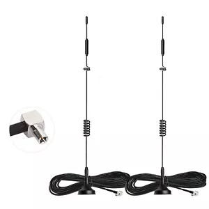 2x 4G LTE Magnet Antenne Booster TS9 12dBi für Huawei E8372 E5577 E5573 E5372 - Bild 1 von 12