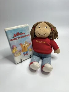 Arthur - Arthurs Perfect Christmas W/ 1996 Francine Plush (VHS, 2000, Preowned) - Picture 1 of 4