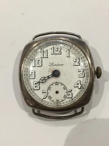 Lusina Watch Vintage 15 Jewels Need Service / G3744 - Picture 1 of 5