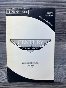 CENTURY OF CHANGE, PROGRAM, 1900- 2000, THE TOWN HALL  - Picture 1 of 7