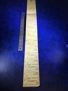 Gulf Mobile & Ohio One Way Party Ticket, Form 4608, Blank, Never Issued. - Picture 1 of 5