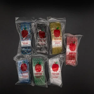 ORIGINAL APPLE BAGS MIXED BAGGIES Random DESIGNS 125/125 - Picture 1 of 2