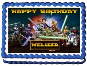 STAR WARS Edible cake topper image - Picture 1 of 10