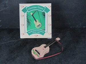 1986 Hallmark Christmas Guitar Ornament NIB - Picture 1 of 3