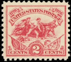 Scott 629 1926 Hamilton’s Battery Battle of White Plains Stamp Mint VF NH - Picture 1 of 1
