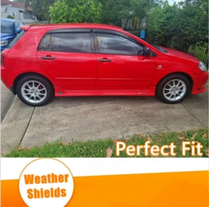 Premium Weather Shields Weathershields Window Visor for Corolla Hatch 2001-2007 - Picture 1 of 8