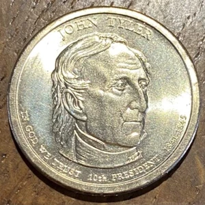 PIECE DE 1 DOLLAR PRÉSIDENT ÉTATS-UNIS JOHN TYLER  (921) - Foto 1 di 2