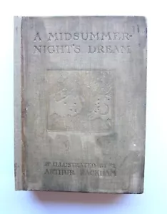 1908 Arthur Rackham Midsummer Nights Dream Shakespeare 1st Ed 40 Plates Heineman - Picture 1 of 22
