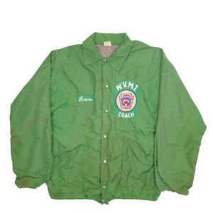 RUSSELL ATHLETIC Windbreaker Jacket Coat Made In USA Vintage Baseball M - Picture 1 of 7