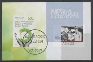 Australia 2012 Olivia Newton-John/ANZUS Mini Sheet Used - Picture 1 of 1