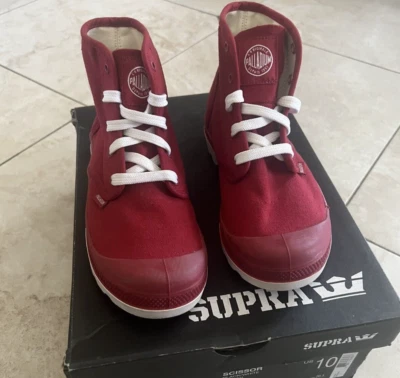 NUEVAS Botas Paladio Niños Talla 1.5 Borgoña Foto 1 de 4