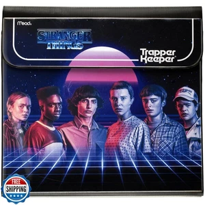 Raccoglitore Mead Trapper Keeper, Stranger Things, raccoglitore da 1 pollice con cartelle e P - Foto 1 di 5