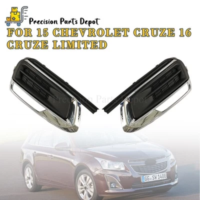 For 15 Chevrolet Cruze 16 Cruze Limited Front Bumper Fog Light Cover Left Right Foto 1 de 4