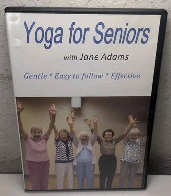 Yoga for Seniors with Jane Adams (DVD 2009) Gentle Easy to Follow Effective B217 - Image 1 of 2
