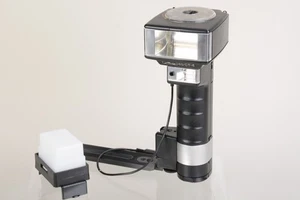 Metz Mecablitz 45 CT-4 Handle Mount Flash (Tilt, Swivel) w/ AA battery hold  571 - Picture 1 of 18