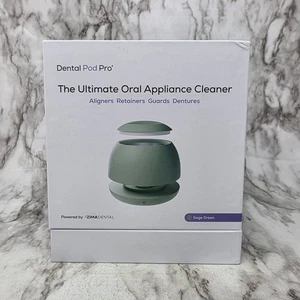Zima Dental Pod Pro Sage Green Ultrasonic Denture Retainer Cleaner - Picture 1 of 5