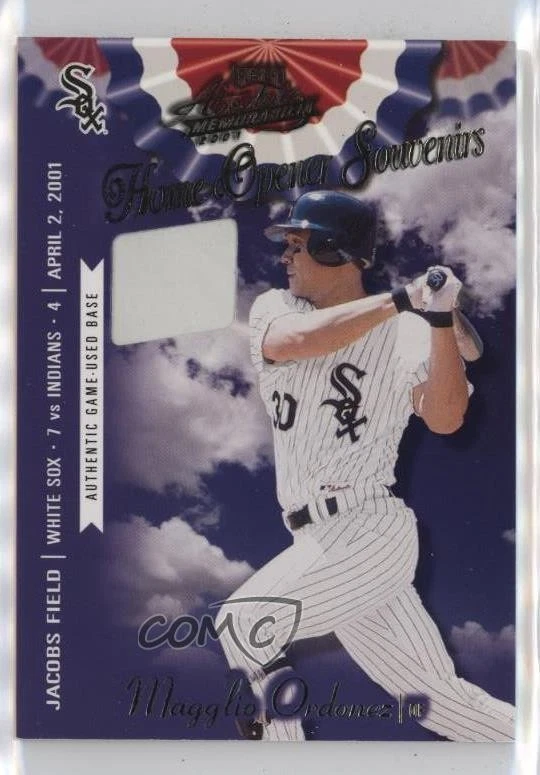 2001 Absolute Memorabilia Home Opener Souvenirs Single /400 Magglio Ordonez - Image 1 of 2