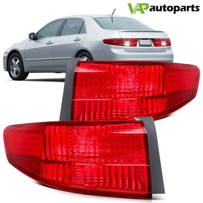 Conjunto de luces traseras de lámpara de freno exterior para Honda Accord sedán 4 puertas 2003-2004 Foto 1 de 4