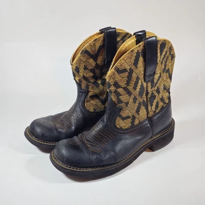 Botas para mujer Ariat Fatbaby con estampado de serpiente talla 9,5 B Foto 1 de 4