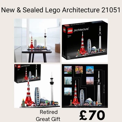 New Factory Sealed Retired LEGO ARCHITECTURE Tokyo 21051 Great Gift Collectable - Image 1 of 3