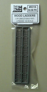 Scala tipo legno HO SCALA 1:87 LAYOUT DIORAMA TICHY TRENI 8316 - Foto 1 di 1