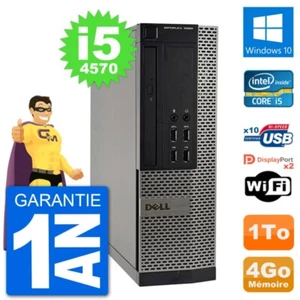 PC Dell Optiplex 7020 SFF Intel i5-4570 RAM 4Go Festplatte 1To Windows 10 Wifi - Bild 1 von 3