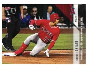 2018 TOPPS NOW #72J SHOHEI OHTANI KANJI EDITION FIRST CAREER TRIPLE CLEARS BASES - Bild 1 von 2