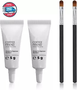 2 PACK Espresso Machine Grease, Silicone Grease-Coffee Machine Lubricant 5G Tub - Picture 1 of 12