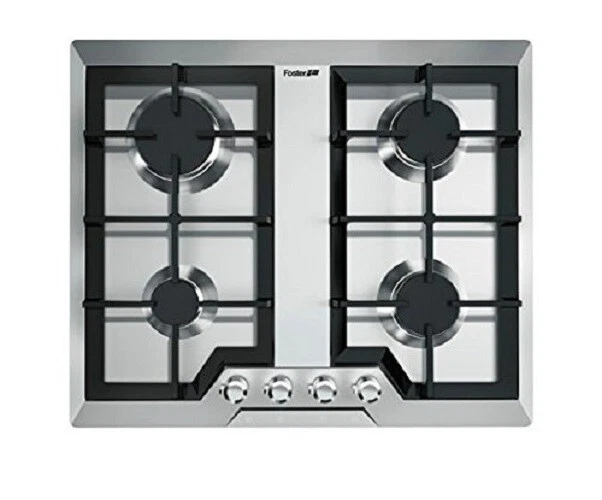 Foster 7068042 Elettra Piano Cottura 4 fuochi inox , Argento Spazzolato, 66x6... - Immagine 1 di 1