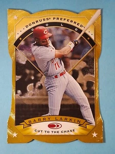 1997 Donruss Preferred GOLD DIE-CUT To The Chase Barry Larkin Reds #109 ⚾ - Picture 1 of 2