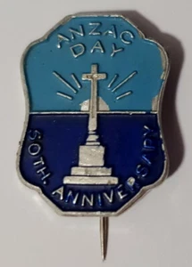 Australia • 1965 • Anzac Day Appeal Pin / Badge • 50th Anniversary - Picture 1 of 2
