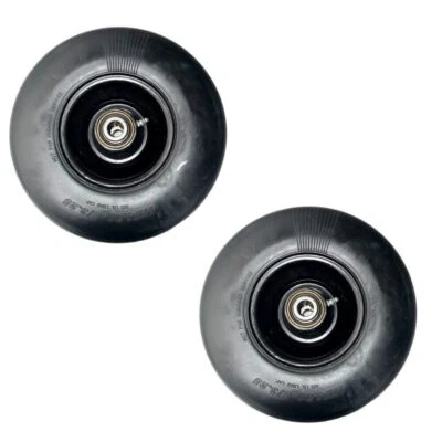 Proven Part 2-Pack No-Flat Tire 11X4-5 Solid Rubber Fits Stander 72460026