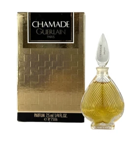 (2666,53EUR/100ML) VINTAGE GUERLAIN CHAMADE 7,5ML REINES PURE PARFUM EXTRAIT NEU - Bild 1 von 1