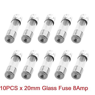 Glass Fuse 10 Pack - 250V 5x20mm - Choose From Available Values - Free UK P&P • 0.99£