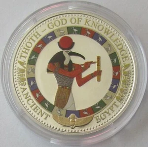 Islas Salomón 2 dólares 2018 antiguo Egipto Thoth plata - Imagen 1 de 2