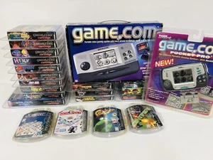 Tiger Game.Com Pocket Pro Handheld-System werkseitig versiegelt neu und Spiele-Set NEU - Bild 1 von 19