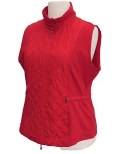 Betty Barclay elements Damen Weste rot Gr. 46 Baumwolle Elastan - Bild 1 von 10