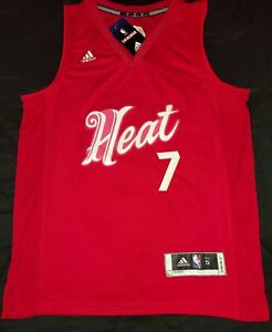 NWT - Adidas Miami Heat Goran Dragic Christmas Day Swingman Jersey Mens Size S