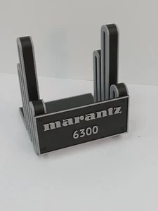 Marantz 6300 Plattenspieler Now Playing Record Display Stand - Upgraded Black & Silver - Bild 1 von 6