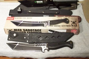 SMALL MACHETE OR LARGE KNIFE LOT OF 3 ALL WITH SHEATHS NEVER USED MADE IN CHINA - Picture 1 of 12
