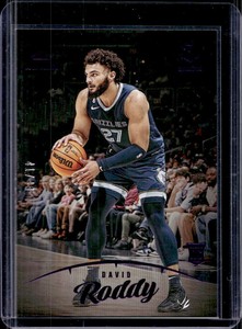 2022-23 Chronicles David Roddy Purple Luminance Rookie RC #41/49 Grizzlies