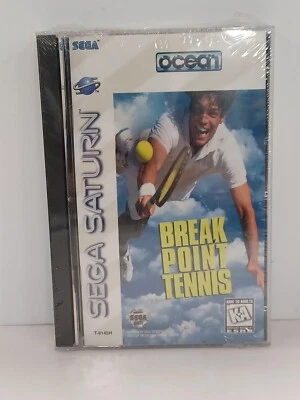 BREAK POINT TENNIS for Sega 1994 SATURN NEW FACTORY SEALED SHRINK WRAP - Image 1 of 4