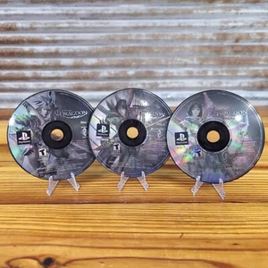 The Legend of Dragoon (Sony PlayStation Greatest Hit 2000) Discs 1,2,3 Only-NO 4 - Picture 1 of 11
