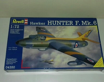 HAWKER HUNTER F.MK.6 KIT 1/72 REVELL + BONUS DECAL ESCI - Immagine 1 di 3