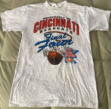 HOT SALE!!! Vintage University Of Cincinnati Bearcats 1992 NCAA Final Four Shirt