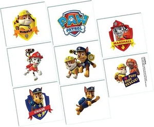 Paw Patrol Adventures Puppy Dog Kids Birthday Party Favor Temporary Tattoos - Picture 1 of 1