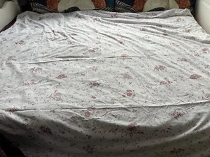 Vintage Ikea Alvine Bukett Floral French King Size Duvet Cover + 2 Pillowcases - Picture 1 of 11