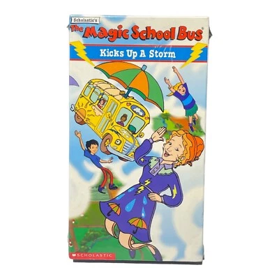 The Magic School Bus Kicks Up a Storm VHS Scholastic Kids VHS Tape Educational - Image 1 of 4