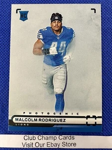 2022 #PH-46 Malcolm Rodriguez Panini Chronicles fotogen blaugrün parallel Löwe RC - Bild 1 von 2